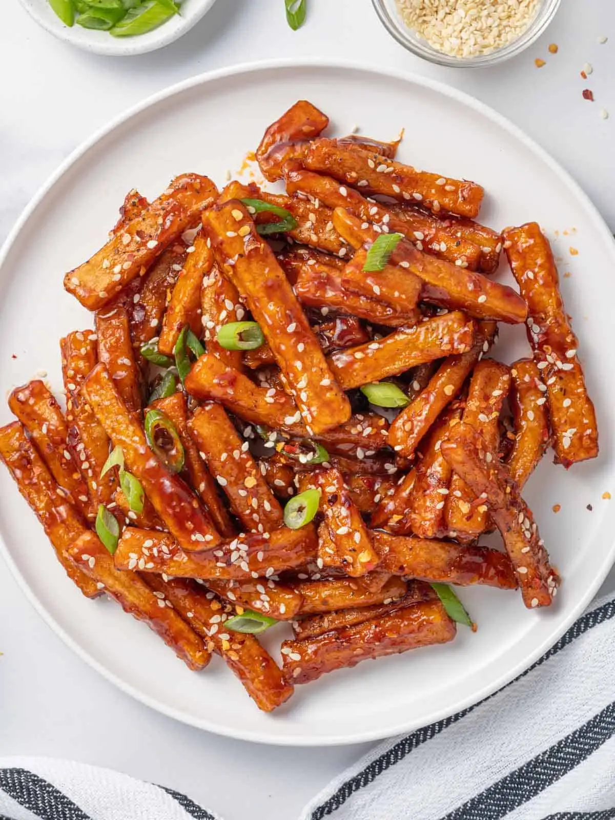 Honey Chilli Fries at Virsa Sweets & Restaurant in Beaumont, AB